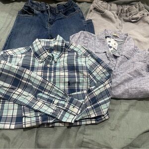 Bundle of 4 - 2 shirts and 2 Jeans - Size 7